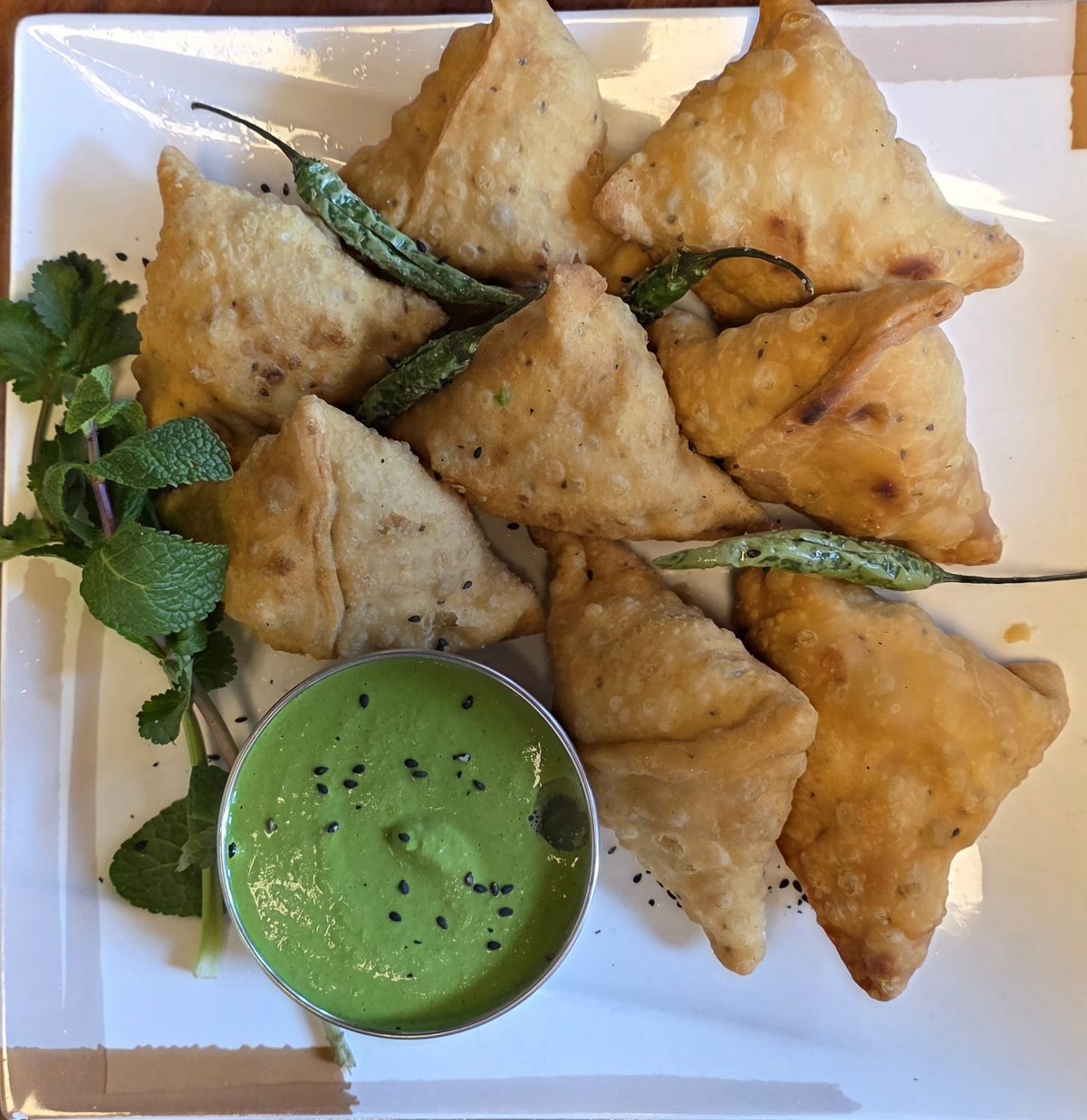 Samosas mit Chutney